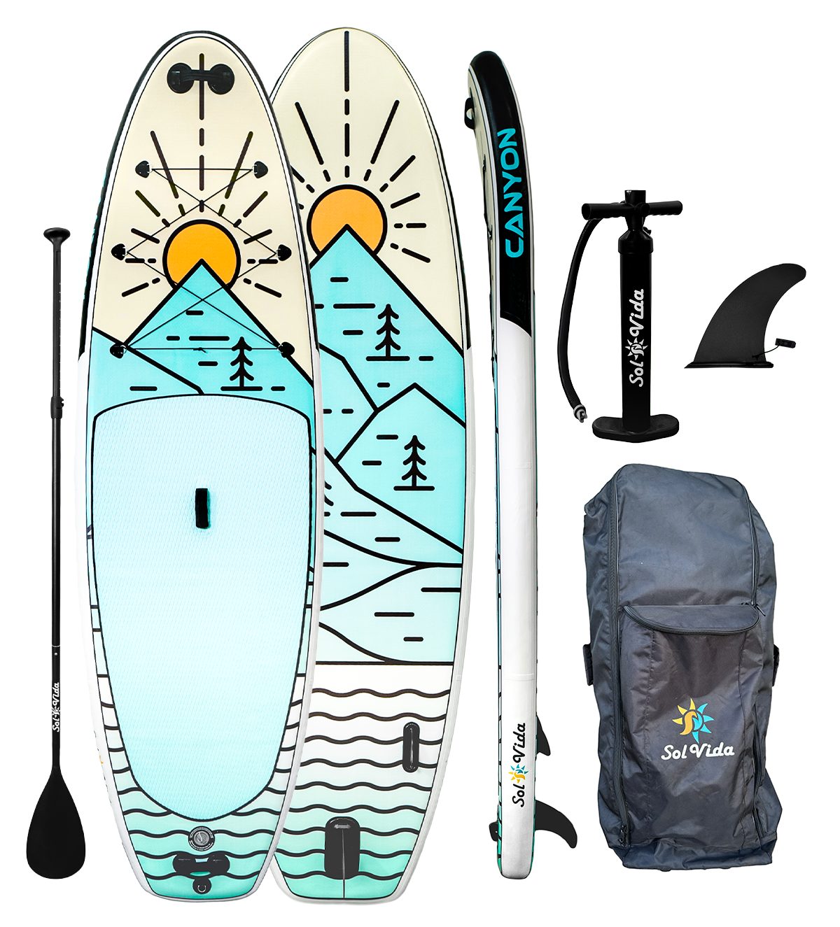 GrandSol Canyon Pack: 11' 4'' Inflatable Paddle Board + Paddle GrandSol Canyon Pack: 11' 4'' Inflatable Paddle Board + Paddle