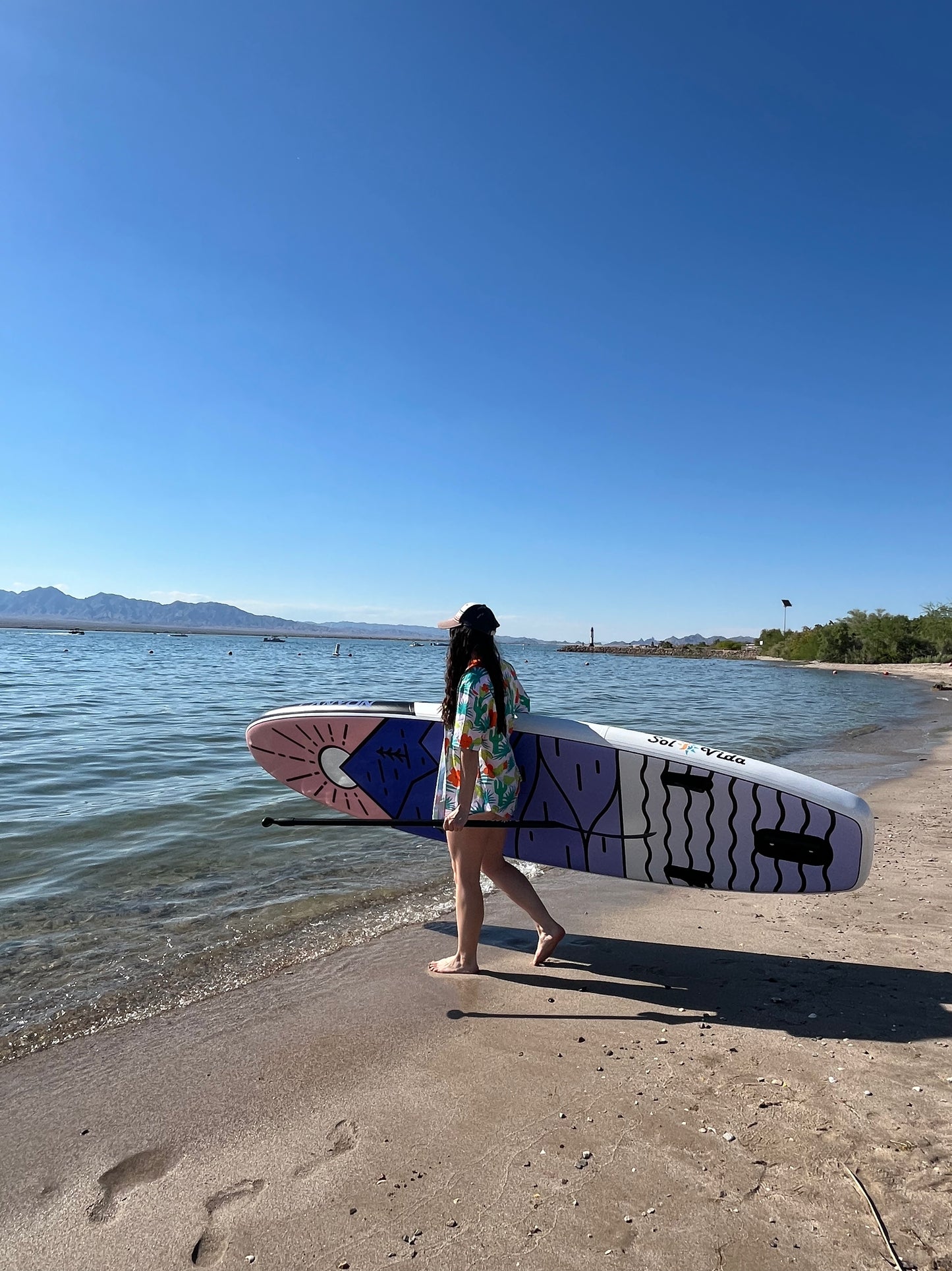 VidaGlide Canyon Pack: 10' 6'' Inflatable Paddle Board + Paddle, Pump, Detachable Fin, & Carrying Case